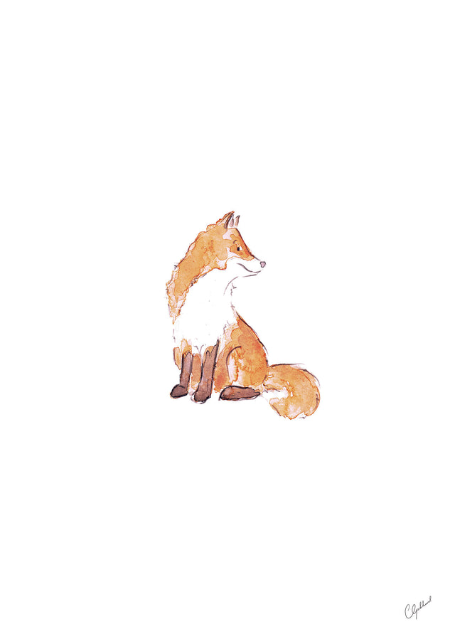 Art Print - Woodland Animal - Fox
