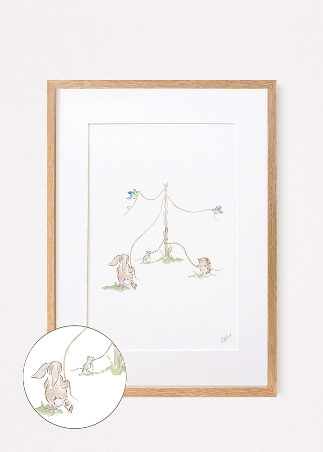 Art Print - Nursery - Maypole