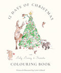 Children's '12 days of Christmas' woodland animal colouring book, by Carla Gebhard.