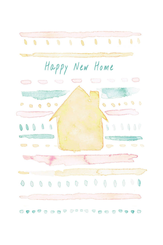 New home card, by Carla Gebhard.
